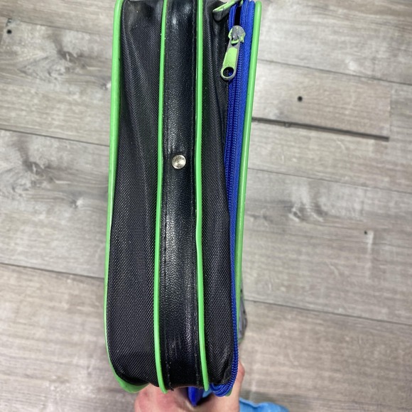 Vintage 1991 TMNT Teenage Mutant Ninja Turtles Kids Vinyl Suitcase Carry Case - Picture 7 of 16